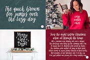 WONDERFUL CHRISTMAS Font Bundle, a Script Font by Blush Font Co. (Thumbnail 6 of 8)