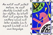 Matisse - Expressive Font, a Handwritten Font by Lilithcollageart (Thumbnail 2 of 14)