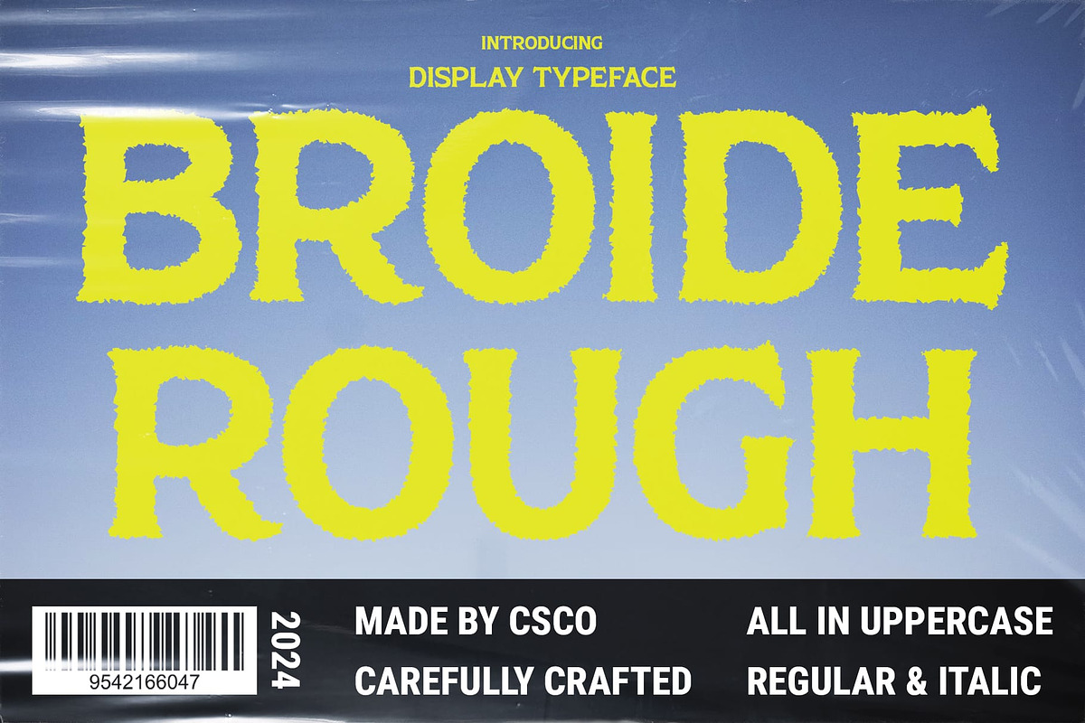 Broide Rough, a Serif Font by Craft Supply Co. (Photo 1 of 8)