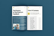 The Employee Handbook Template, a Brochure Template by ArtisanaAura (Thumbnail 2 of 14)