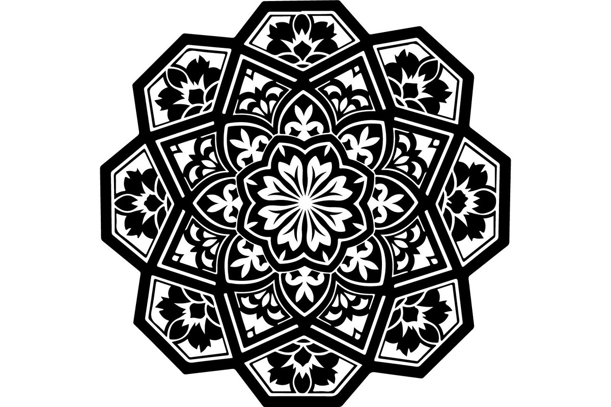 Floral Mandala Bundle, a Decorative Illustration by Designer_Momina (Photo 10 of 20)