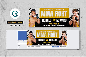 MMA Social Media Pack Template