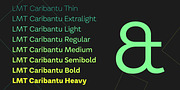 LMT Caribantu, a Sans Serif Font by Lamatype (Thumbnail 2 of 12)