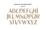 Gestia Candle Aesthetic Display Font, a Sans Serif Font by Struvictory.art (Thumbnail 3 of 11)