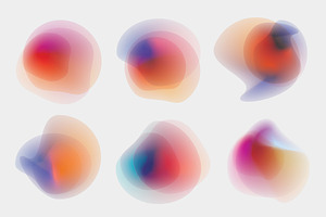 Gradient Energy- 30 Vibrant Shapes