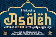 Asaleh - Arabic Style Typeface, a Script Font by MaikoHatta (Thumbnail 1 of 7)