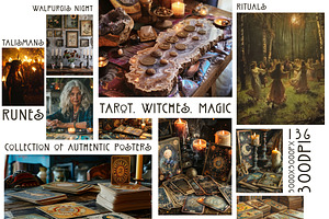 Tarot. Witches. Magic. 136, a Background Photo by Chikovnaya