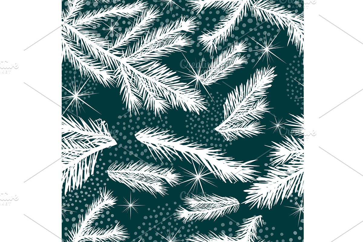 Seamless background of spruce, a Texture Illustration by Nenahliadava Design