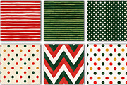 Christmas Digital Paper Pack, a Pattern Graphic by Black Bird Studio (Thumbnail 5 of 6)