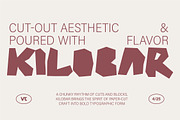 Kilobar - Papercut Font, a Sans Serif Font by Versetype (Thumbnail 2 of 21)