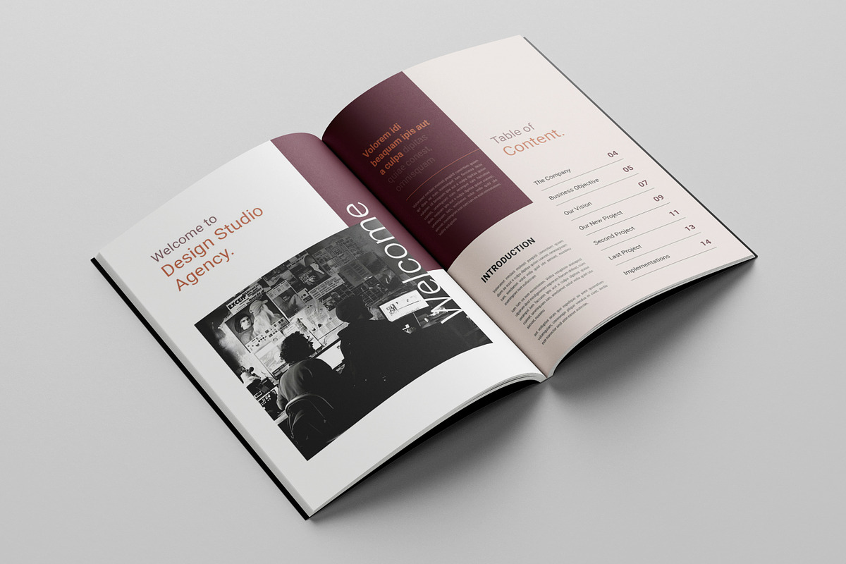 Project Case Study Template, a Brochure Template by Niofix (Photo 2 of 6)