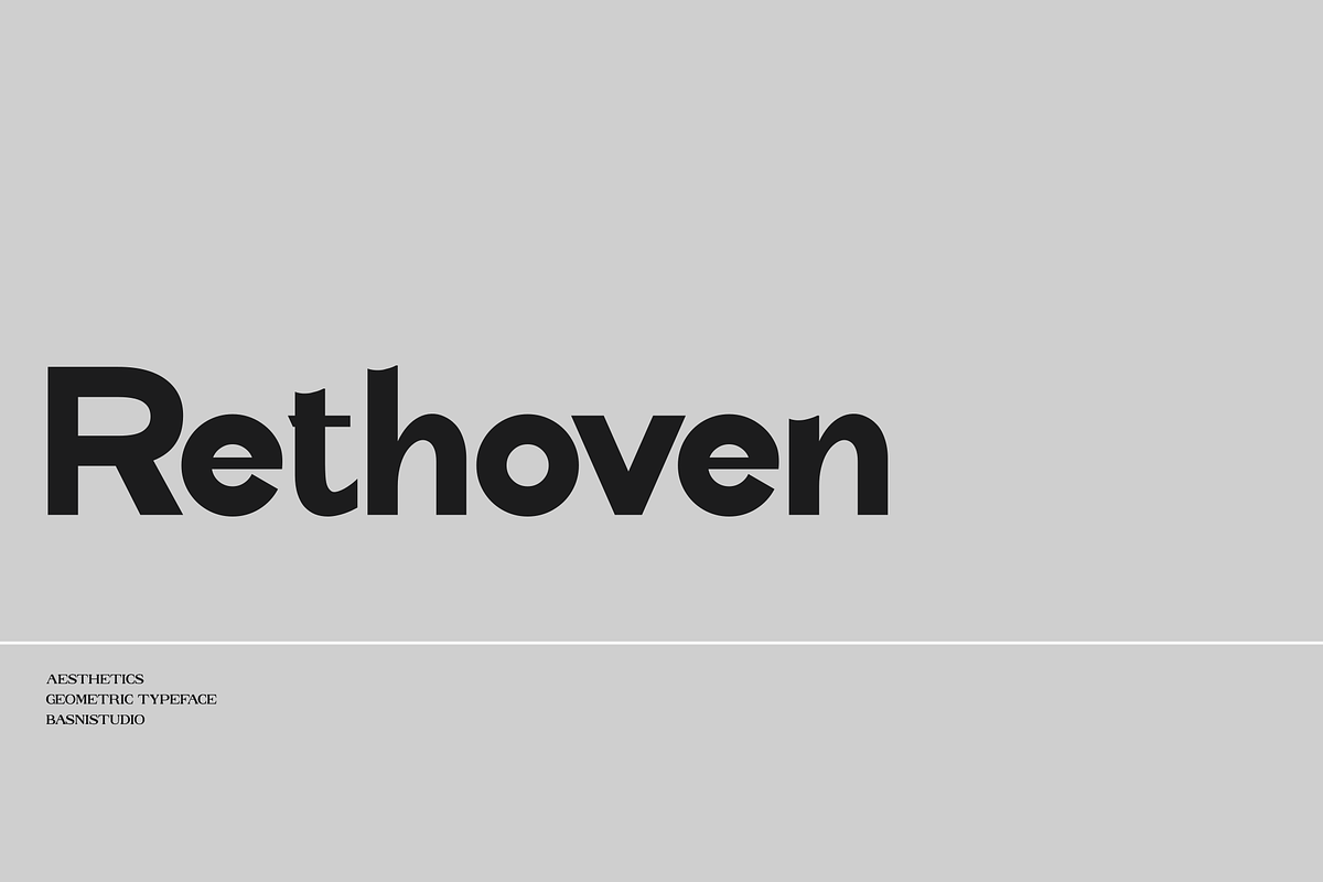 Billajenka Geometric Typeface, a Sans Serif Font by Basnistudio (Photo 6 of 7)