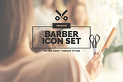 20 Barber Icons in 3 styles, an Icon by IconUncle (Thumbnail 1 of 4)