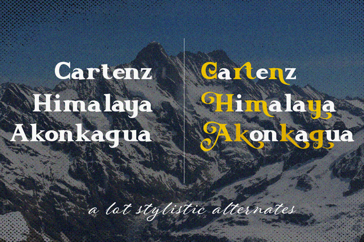 Krisander || Modern Serif Font preview 8