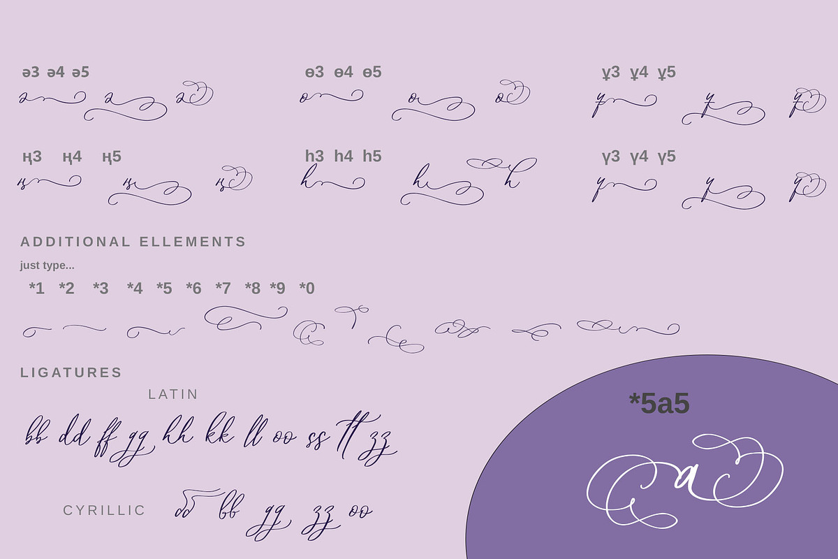 Elly Sandeo Wedding Cyrillic font, a Script Font by IraDvilyuk (Photo 18 of 18)