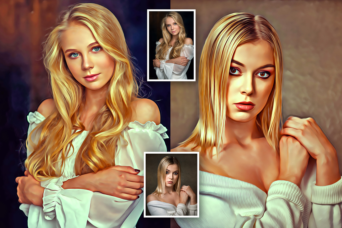 Real Life Oil Painting, an Action Add-On by U_Design (Photo 7 of 9)