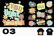 Love Typography Sticker Pack Vol.1, a Graphic by 159room.studio (Thumbnail 4 of 6)