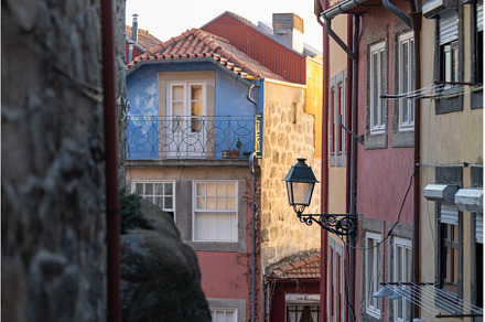 View of evening empty street of old, an Architecture Photo by Barcelona_dreams