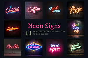 Neon Signs, a Wallpaper Photo by Picturesque Stories