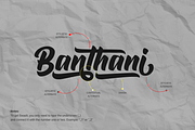 Bantani – Dynamic Bold Script Font, a Script Font by NURF Designs (Thumbnail 2 of 10)