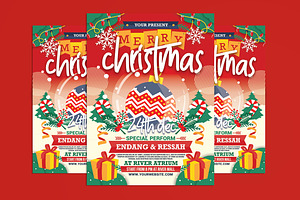 Christmas Flyer Template, a Flyer Template by Muhamad Iqbal hidayat
