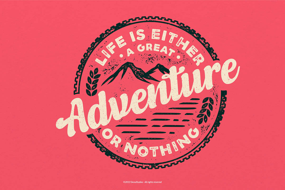 Moods Hitage | Retro Bold Script, a Handwritten Font by Denustudios (Photo 3 of 12)