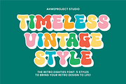 The Retro Eighties, a Serif Font by ahweproject (Thumbnail 12 of 18)
