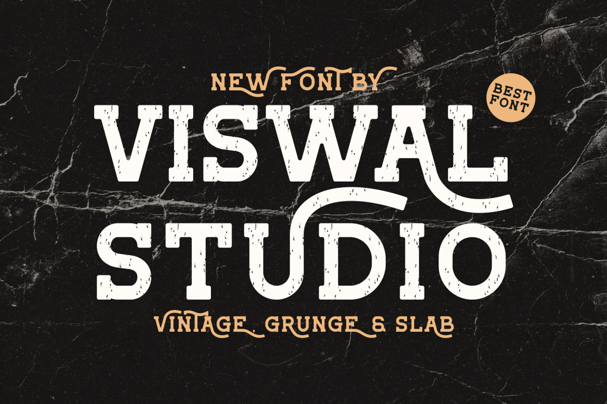 Emsix Champ - Vintage Retro Font, a Slab Serif Font by Viswal Studio (Photo 4 of 12)