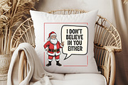 Funny Christmas Santa Claus Sublimat, an Illustration by Libby Wishes (Thumbnail 5 of 6)
