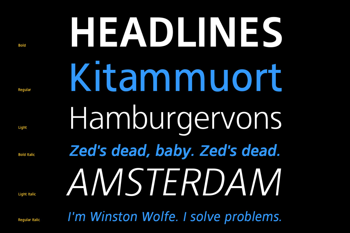 Kita - Humanist sans-serif typeface preview 4