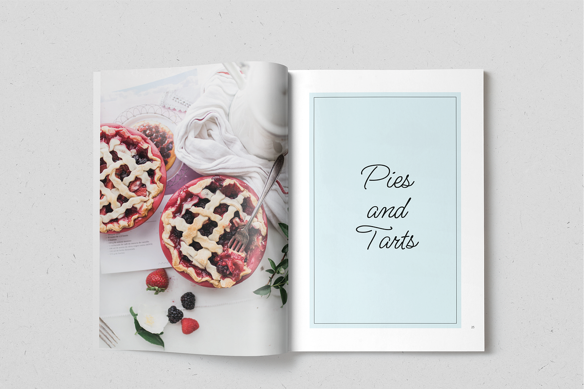 Modern Baking Recipe Book, a Magazine Template by SonaGeciova (Photo 13 of 18)