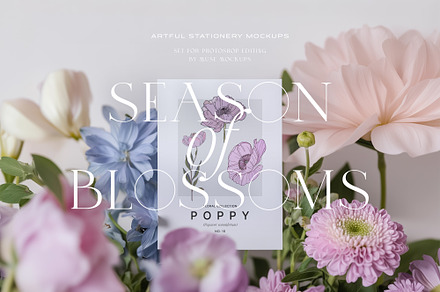 Season Of Blossoms - Spring Mockups, a Product Mockup by Muse Mockups