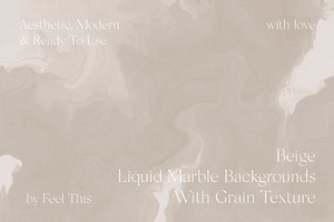 Beige Liquid Marble Backgrounds