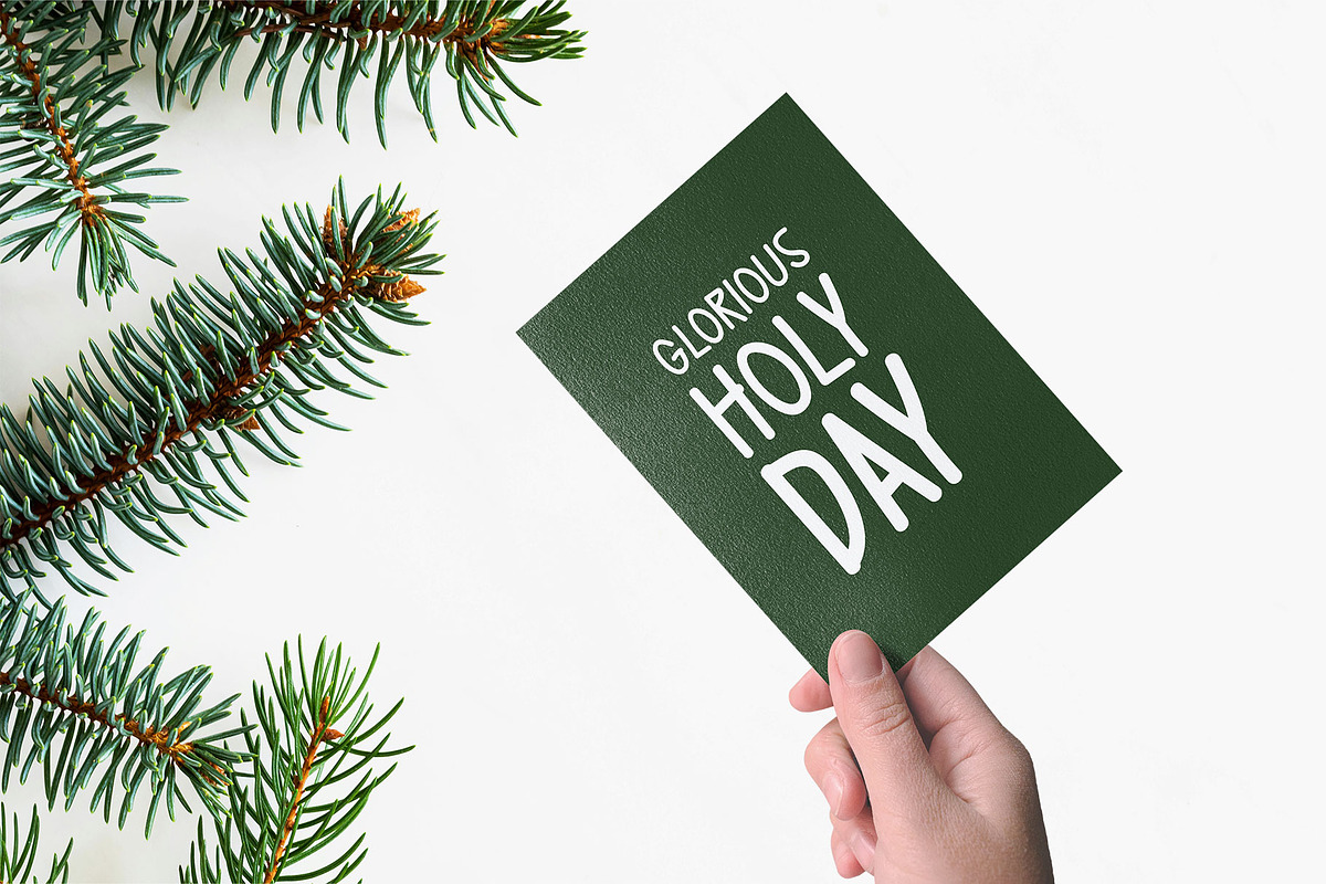 Celebrate Holiness Typeface, a Handwritten Font by Seemly Fonts (Photo 3 of 5)