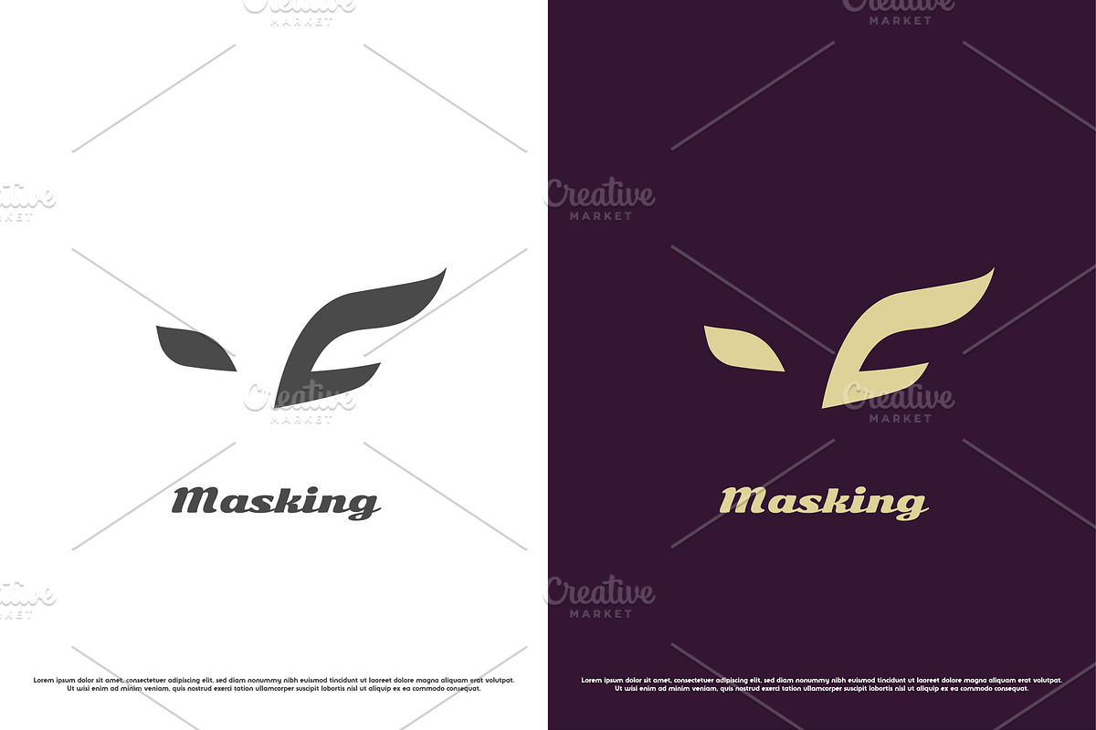 Party Mask Theater Logo Design Icon, a Branding & Logo Template by Morvana Crew