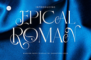 Epical Roman, a Font by zaaintype (Thumbnail 1 of 10)