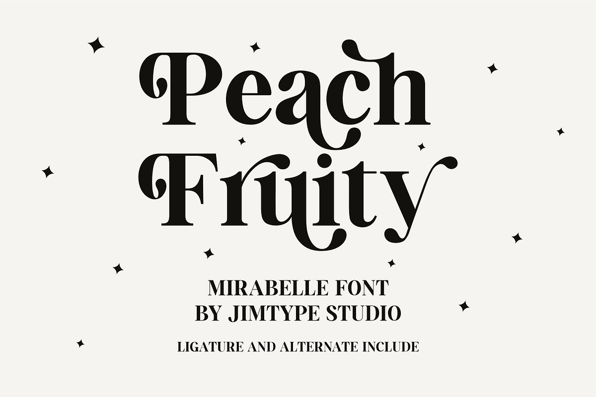 Mirabelle - Elegant Ligature Font, a Serif Font by Jimtype Studio (Photo 2 of 12)