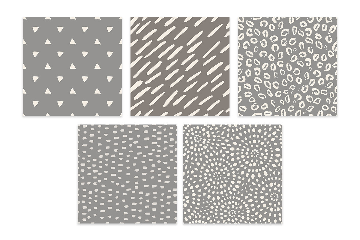Inky Seamless Patterns Set, a Pattern Graphic by Jennadesigns (Photo 2 of 11)
