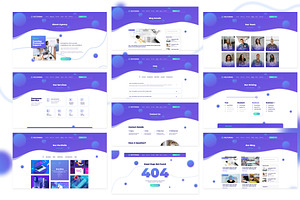 Vectorina- Template For Agency