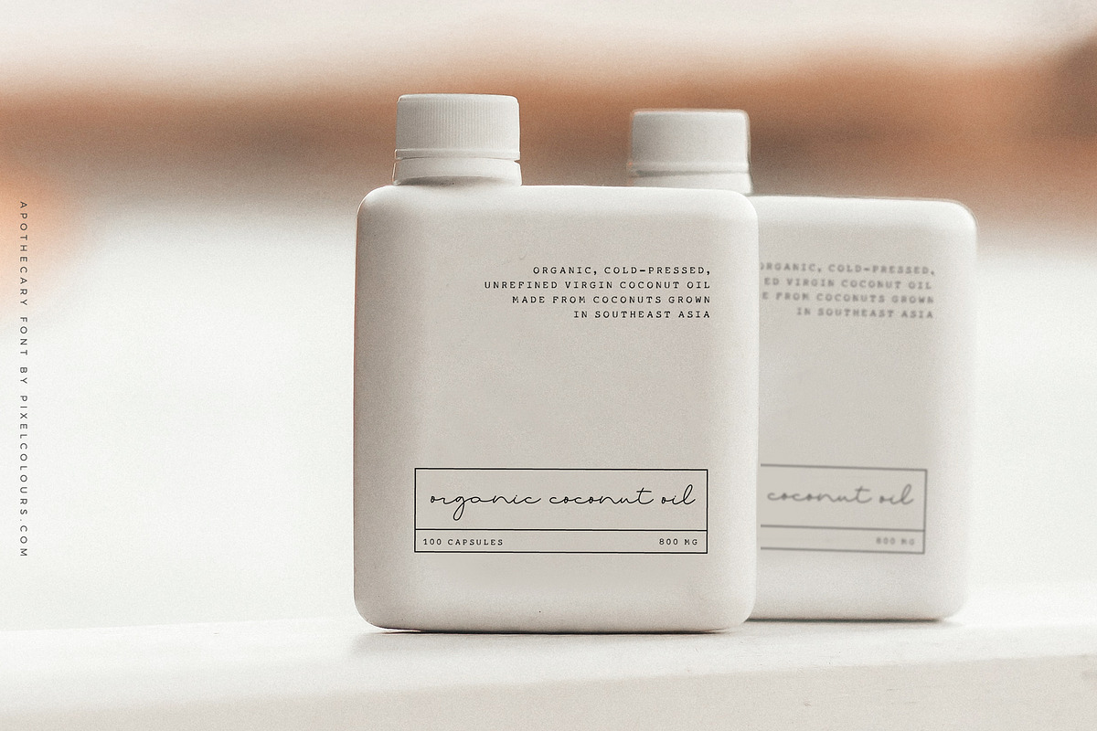 Apothecary Script Font Duo, a Script Font by pixelcolours (Photo 10 of 12)