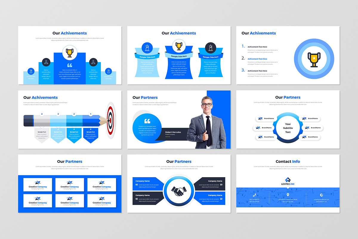 Business Plan PowerPoint Template, a Presentation Template by Orcshape Studio (Photo 26 of 29)