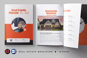 Real Estate Brochure Template | Word, a Brochure Template by HiveArts