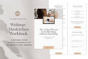 Webinar Masterclass Workbook