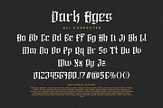 Dark Ages, a Blackletter Font by HATFSTUDIO (Thumbnail 8 of 9)