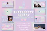 Youtube: Iridescent Branding Kit, a Social Media Template by Liseno Designs (Thumbnail 1 of 6)