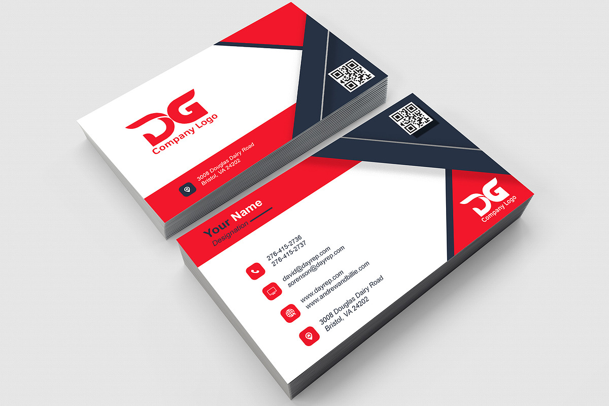 Corporate Identity Card Template PSD preview 6