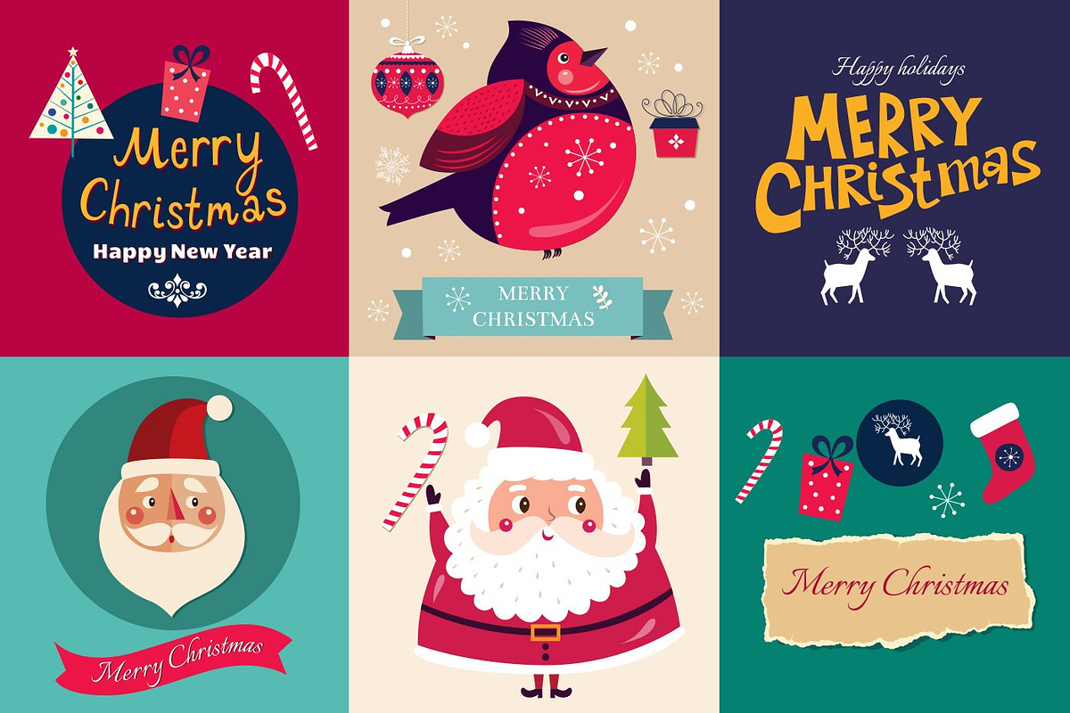 BEST CHRISTMAS BUNDLE 16 PRODUCTS, an Animal Illustration by MoleskoStudio (Photo 52 of 56)