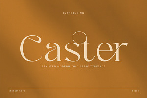 Caster Modern Chic Serif