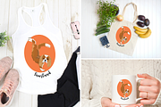 Dog Yoga Bundle, a Sport Illustration by ThePawPrintsShop (Thumbnail 6 of 6)