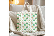 Lucky Teddy Bear Seamless Pattern, a Seasonal Illustration by TitaLivingArt (Thumbnail 9 of 13)